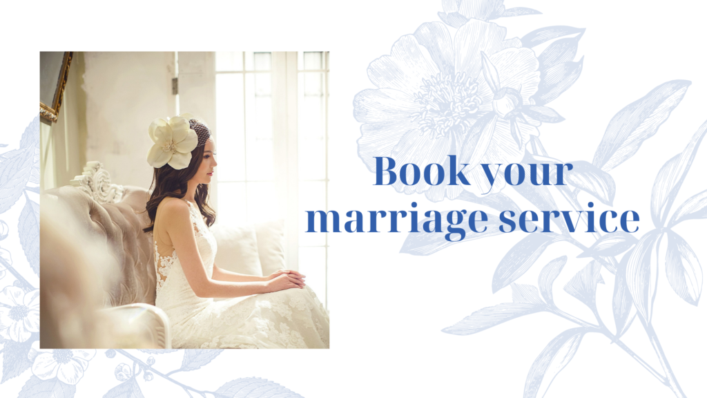 book now and get married in a month